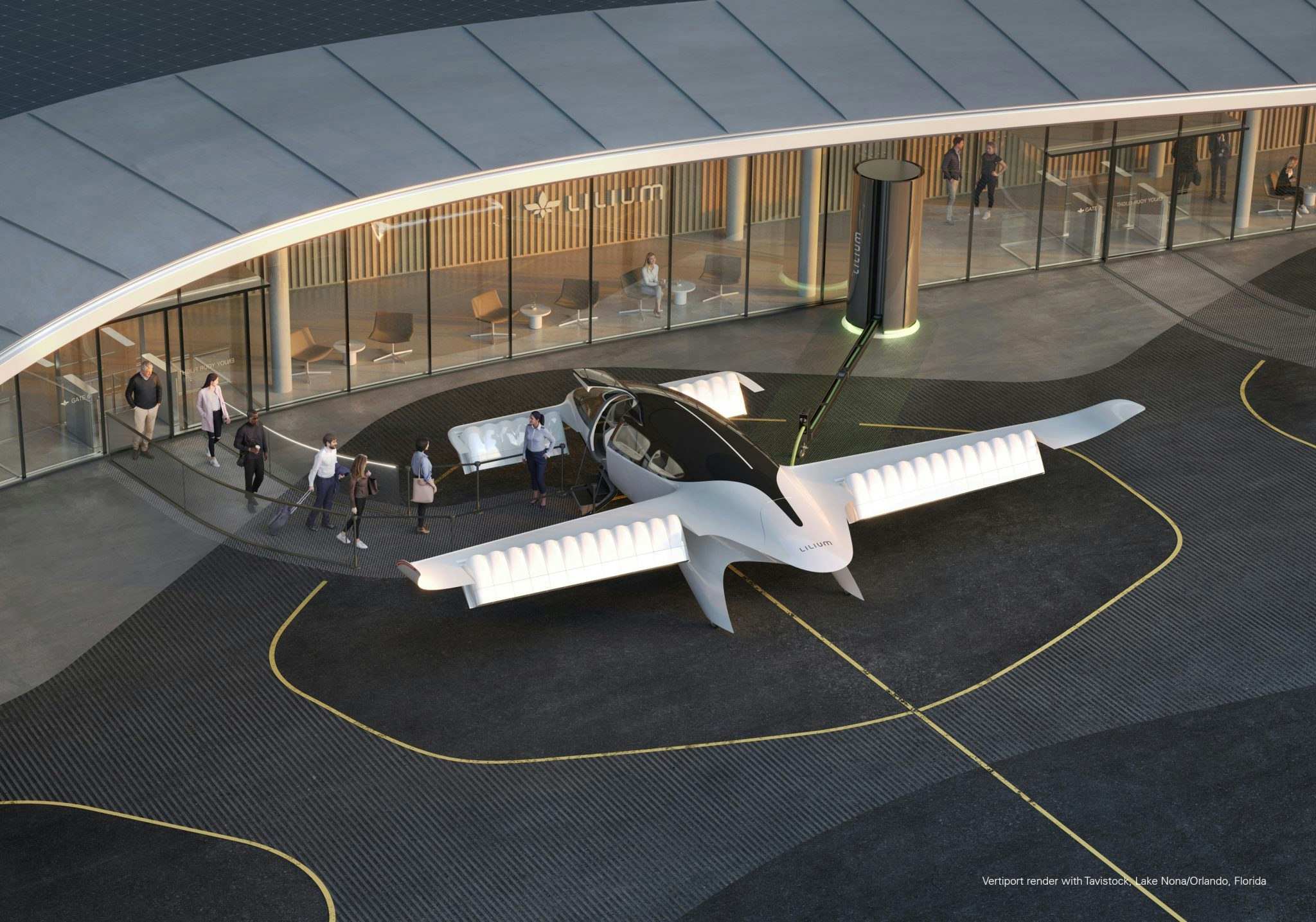Lilium's 7-seater flying taxi