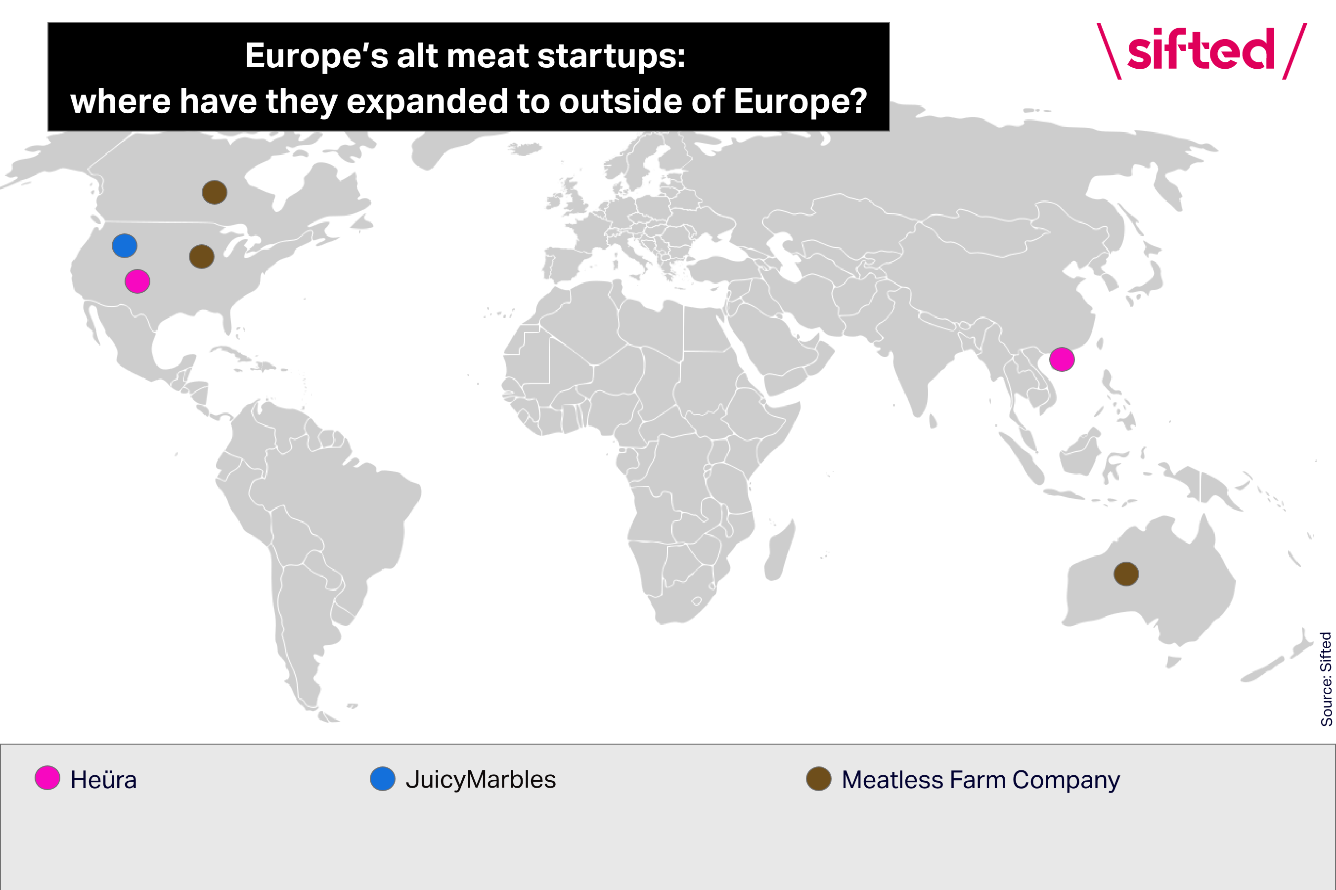 Europe's alt meat competitors non Europe markets