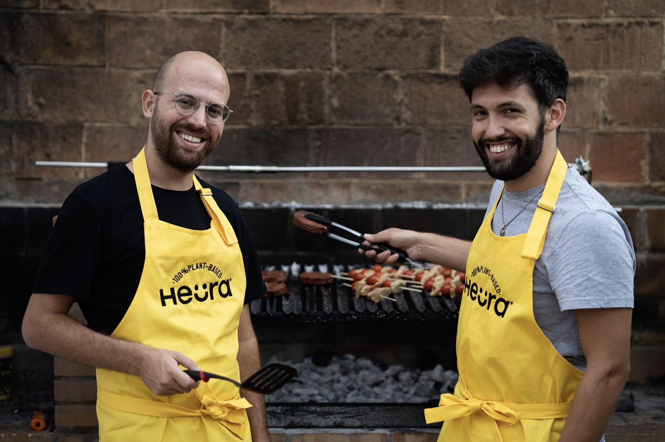 The cofounders of alternative meat startup Heüra