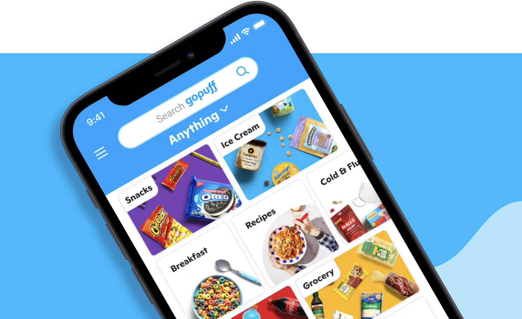 Gopuff's app