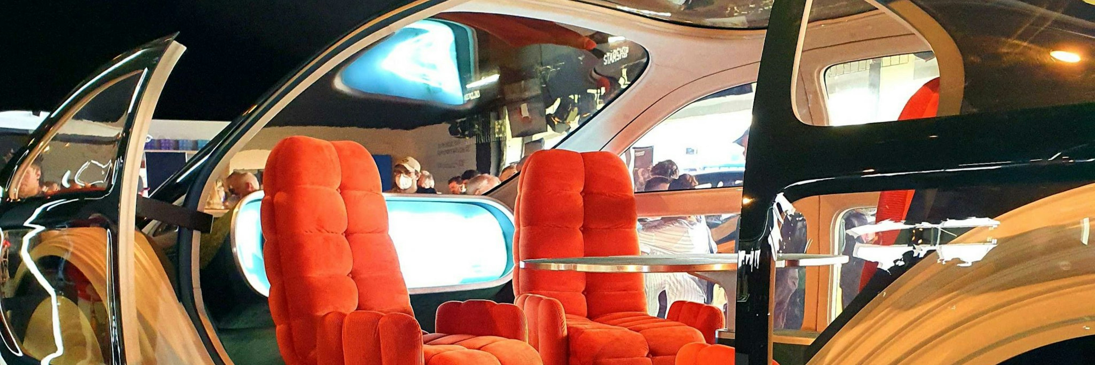 Interior of Thomas Heatherwick concept car
