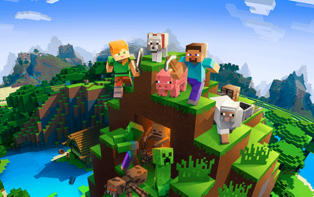 Video game Minecraft runs on Hadean software