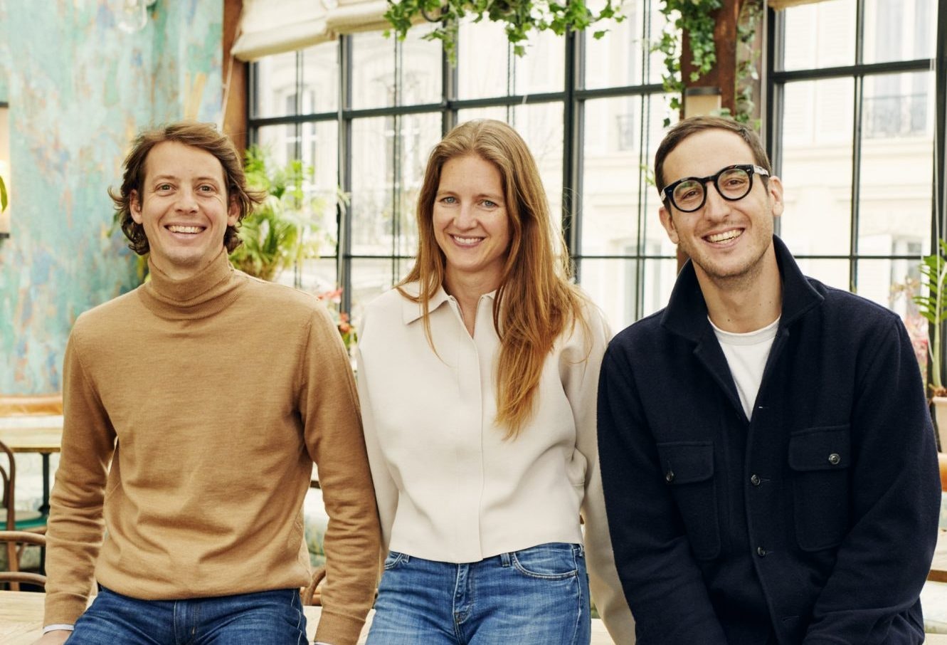 Seydoux and Lugger with their Sunday cofounder, Christine Wendel