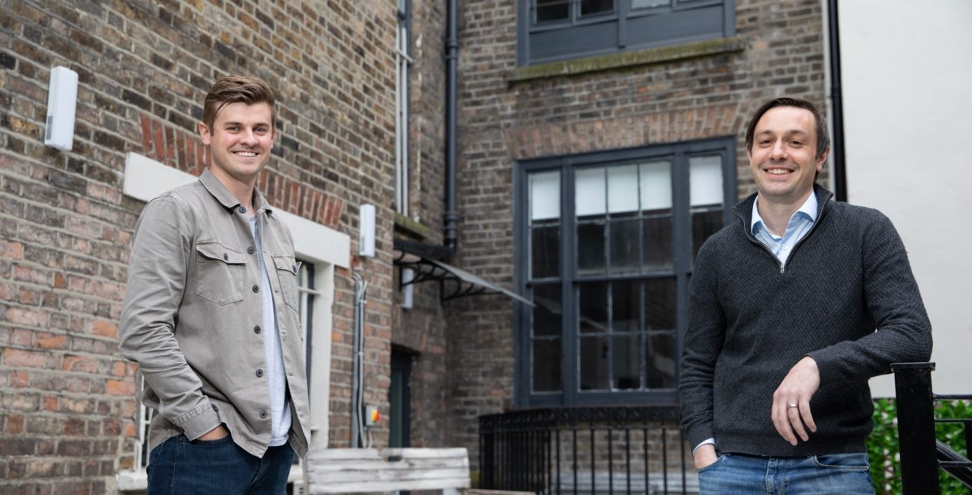 Wayflyer cofounders Aidan Corbett and Jack Pierse