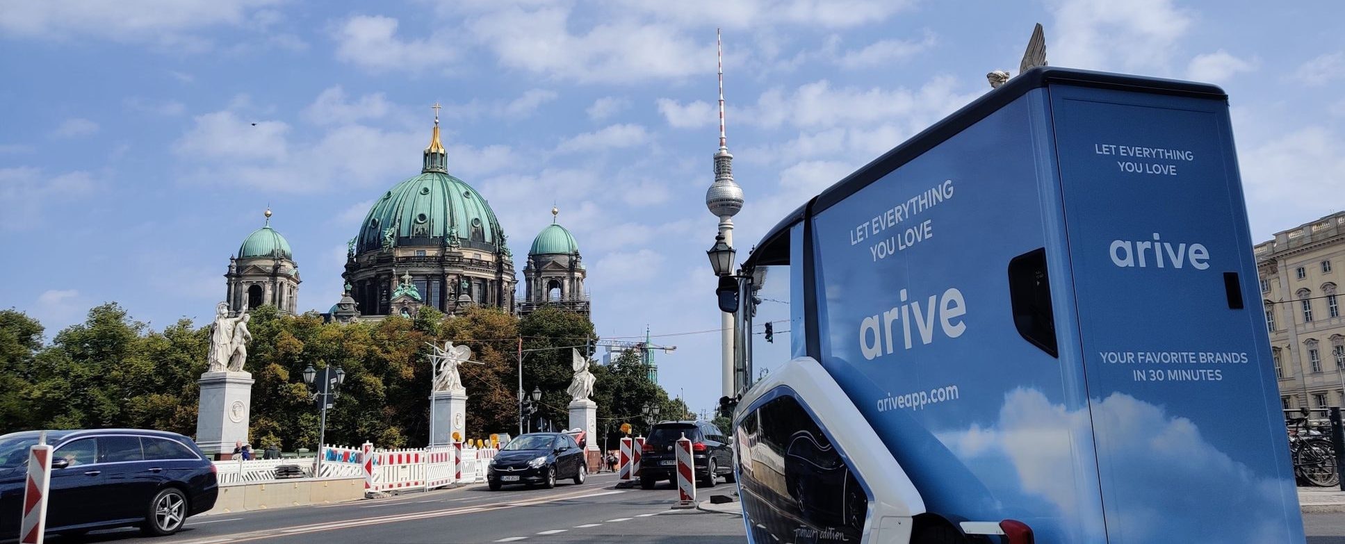 One of Arive's cargo bikes in Berlin