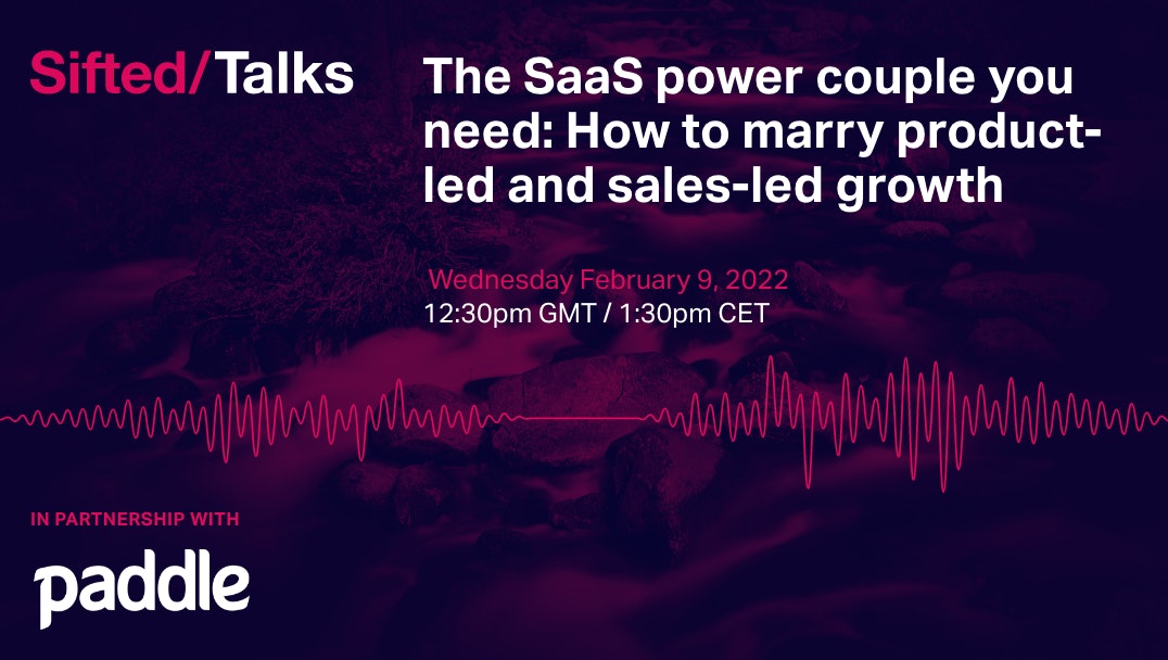 The SaaS power couple you need: How to marry product-led and sales-led growth event promo image