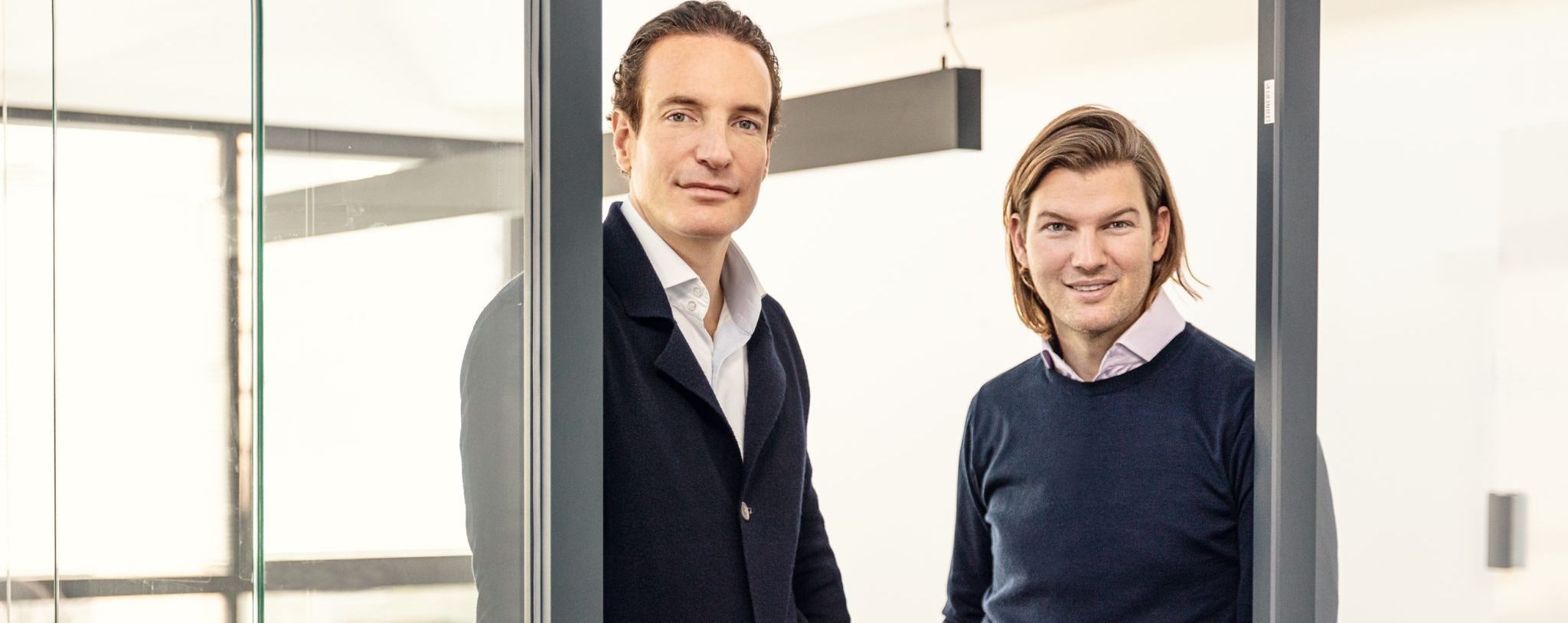A picture of N26 cofounders, Maximilian Tayenthal and Valentin Stalf