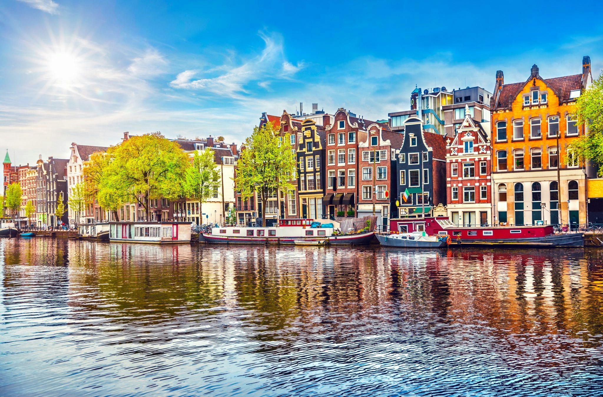 A canal in the Netherlands