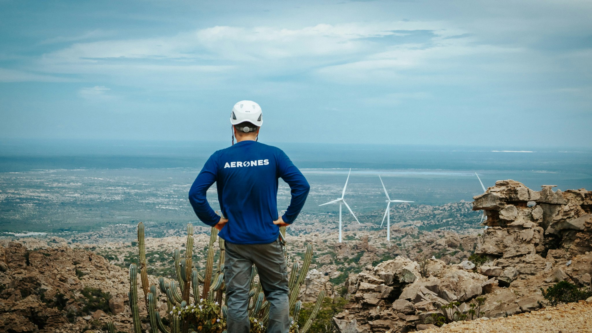 An Aerones robot field technician