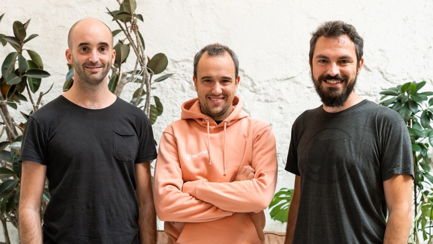 Factorial Cofounders: Jordi Romero, Pau Ramon and Bernat Farrero