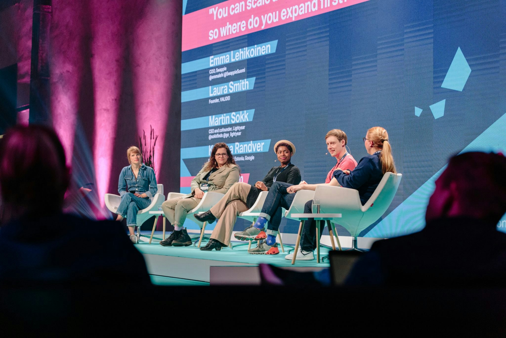 Sifted editor Amy Lewin hosts a panel at Sifted Sessions Tallinn