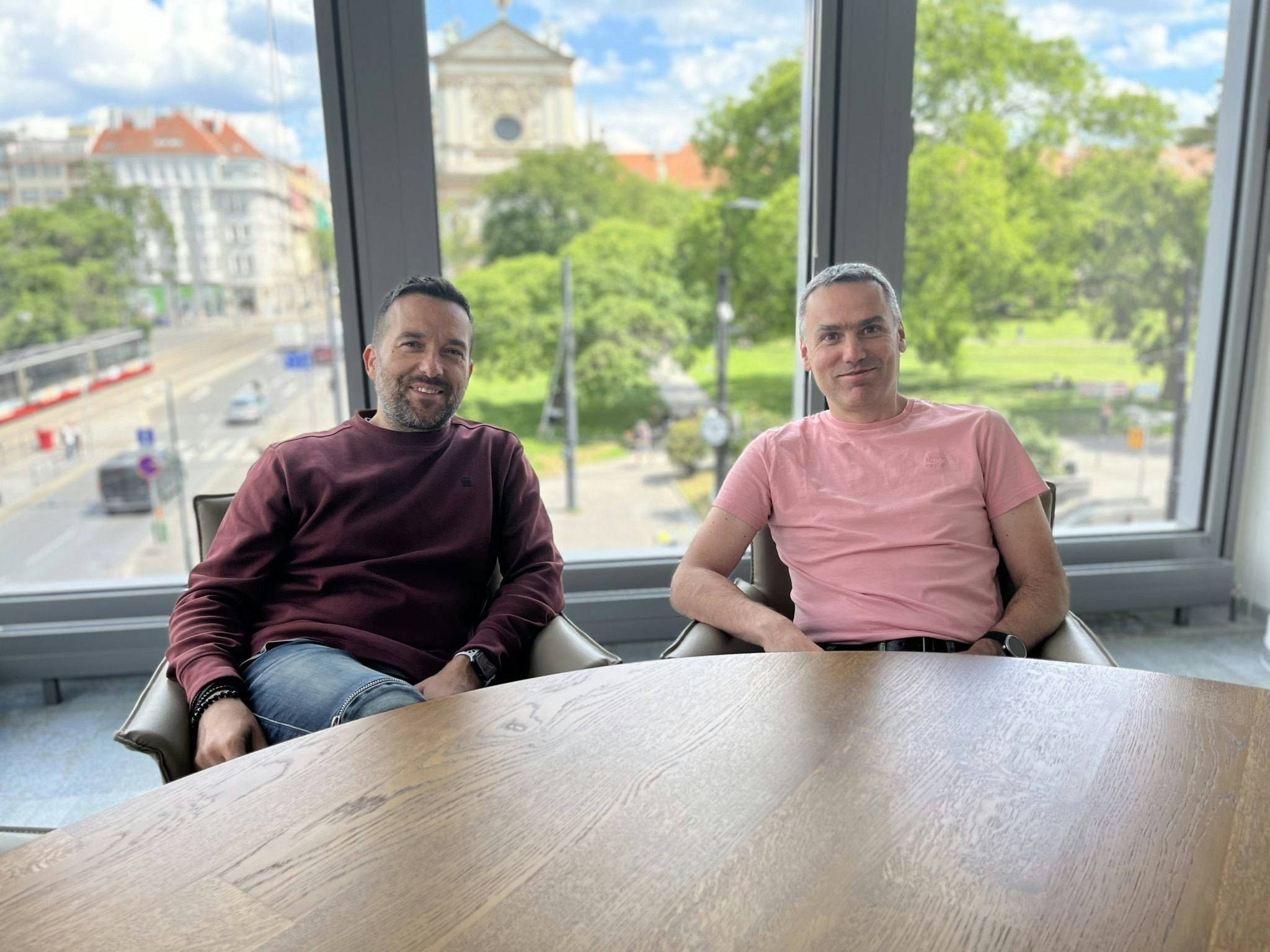 Credo Ventures cofounders Ondrej Bartos (l) and Jan Habermann (r)