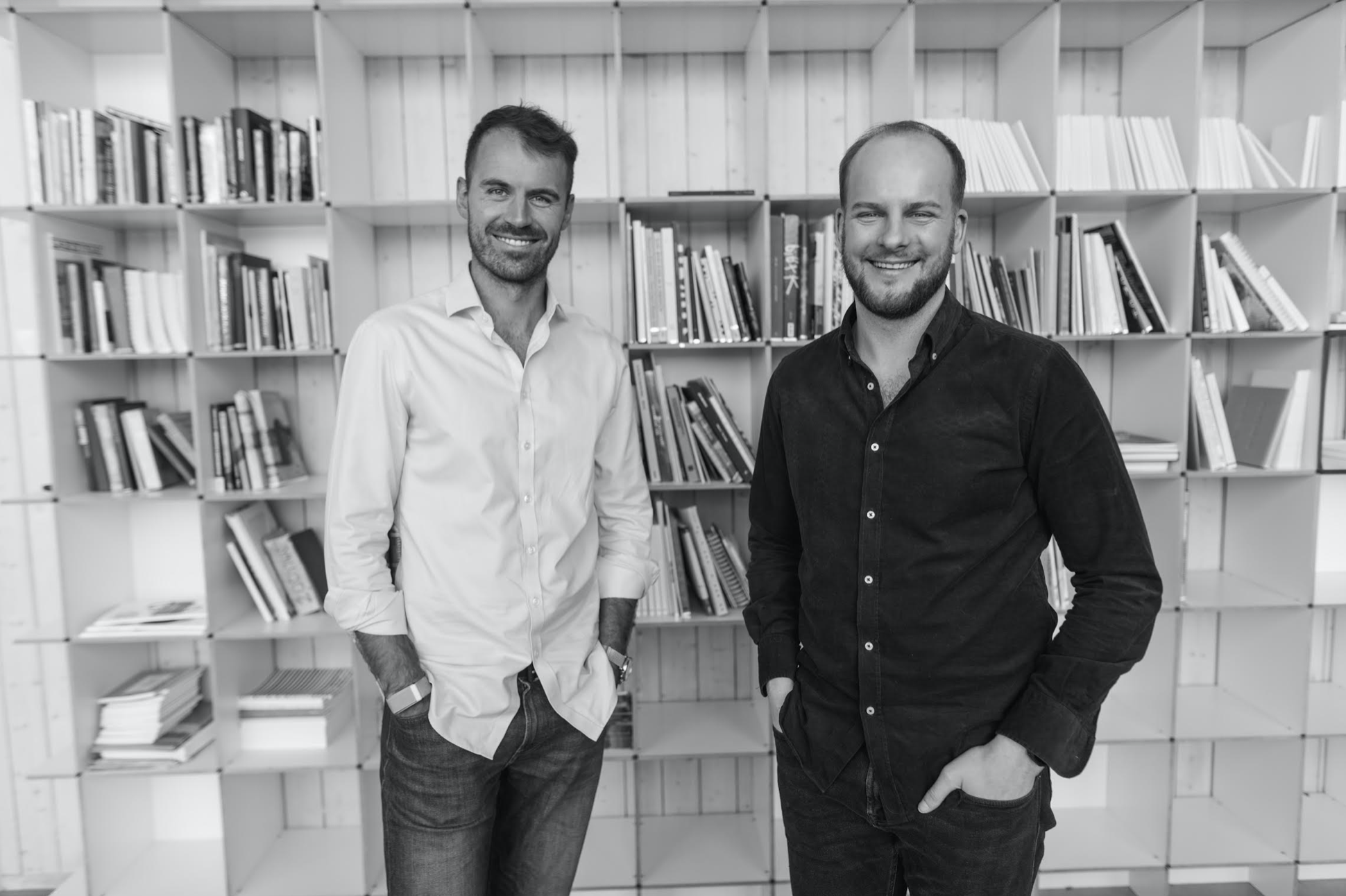 Rokas Pečiulaitis (right), managing partner at Contrarian Ventures