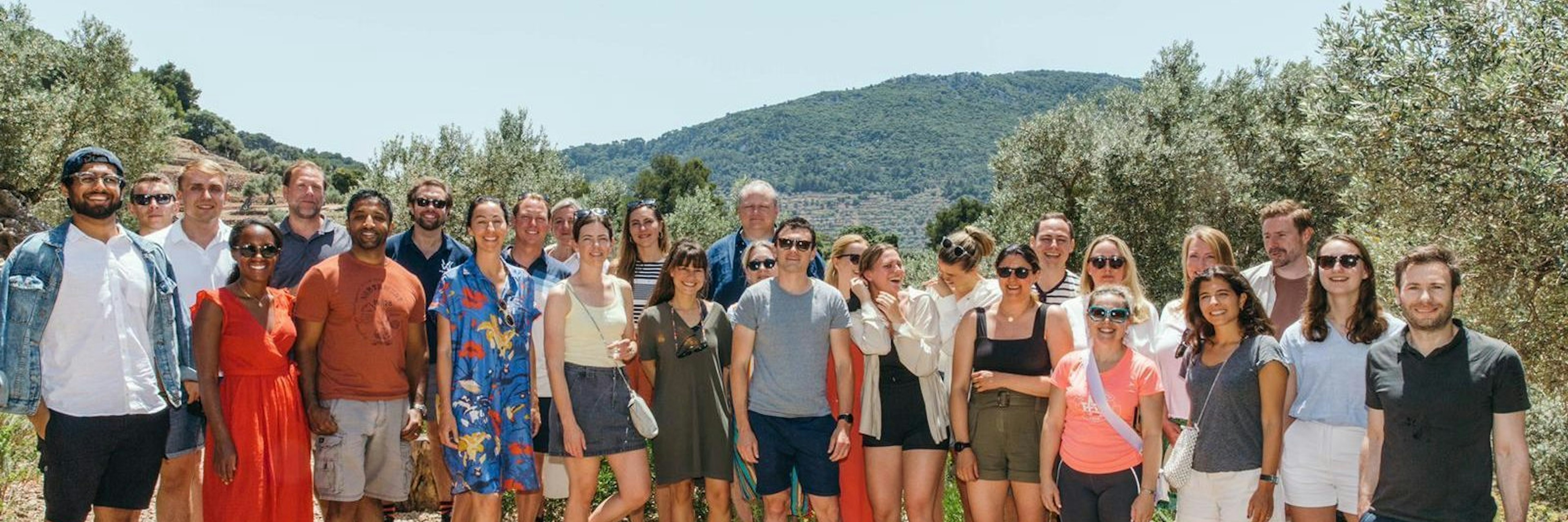 A group image of the team at EQT Ventures on a hike