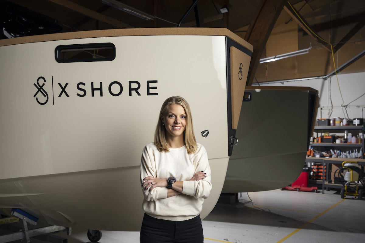 Electric boat startup Xshore's CEO Jenny Keisu