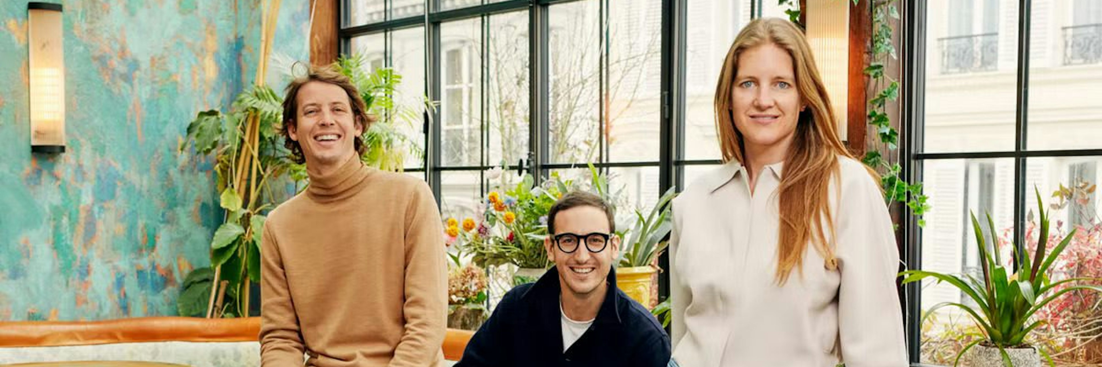 Sunday's three cofounders,Tigrane Seydoux, Victor Lugger and Christine de Wendel