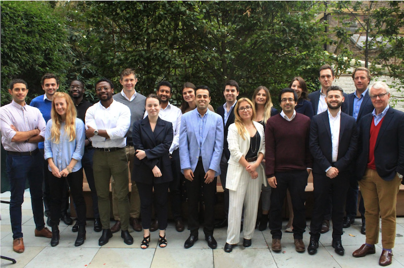 An image of the MMC Ventures team, one of the top Series A investors in the UK
