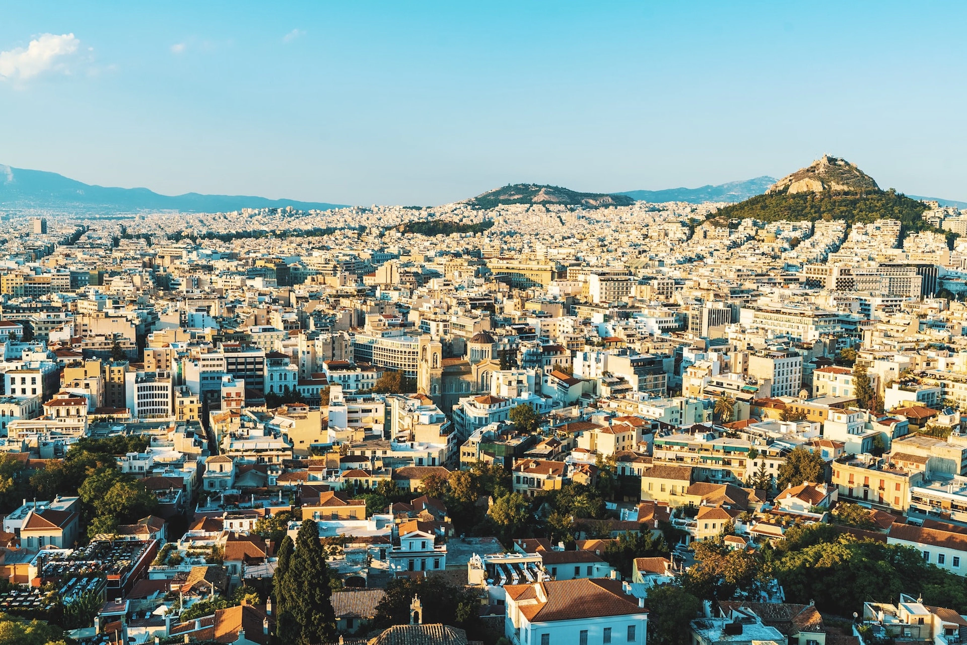 An image of Athens, Greece, the location of some of the country's top deeptech startups to look out for