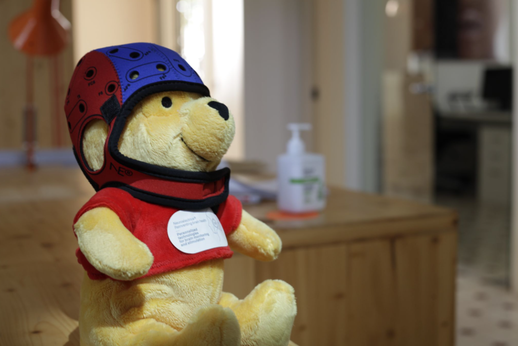 An image of a Winnie the pooh teddybear, a mascot for Starlab