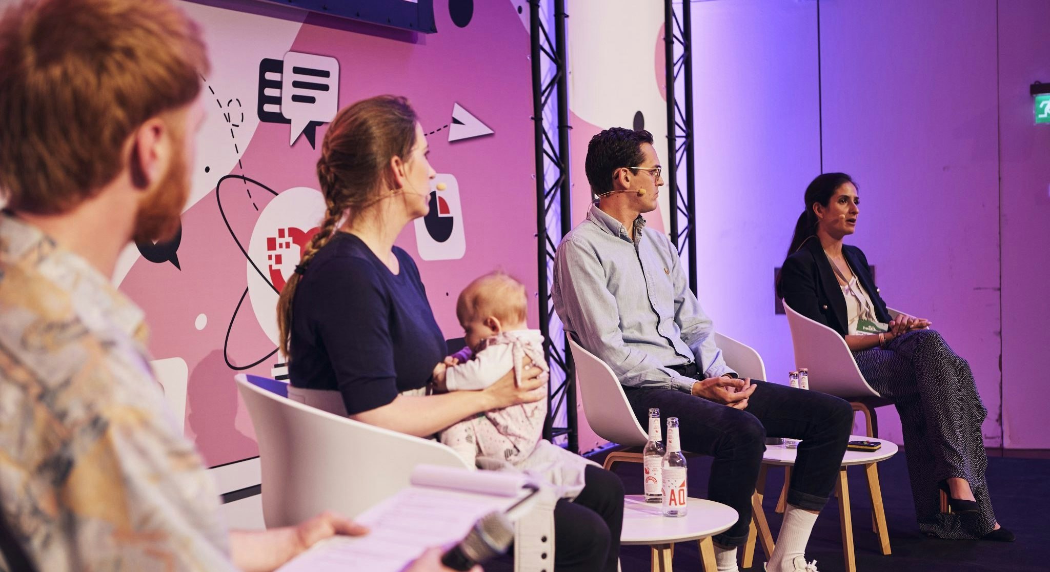 Amelie was probably the youngest panellist at Bits & Pretzels Healthtech in June.