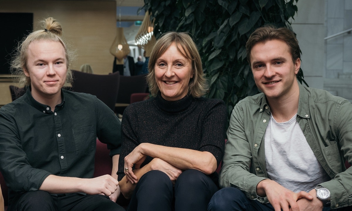 Celsia founders Petter Reistad, Morten Hillbom, Cathrine Dehli