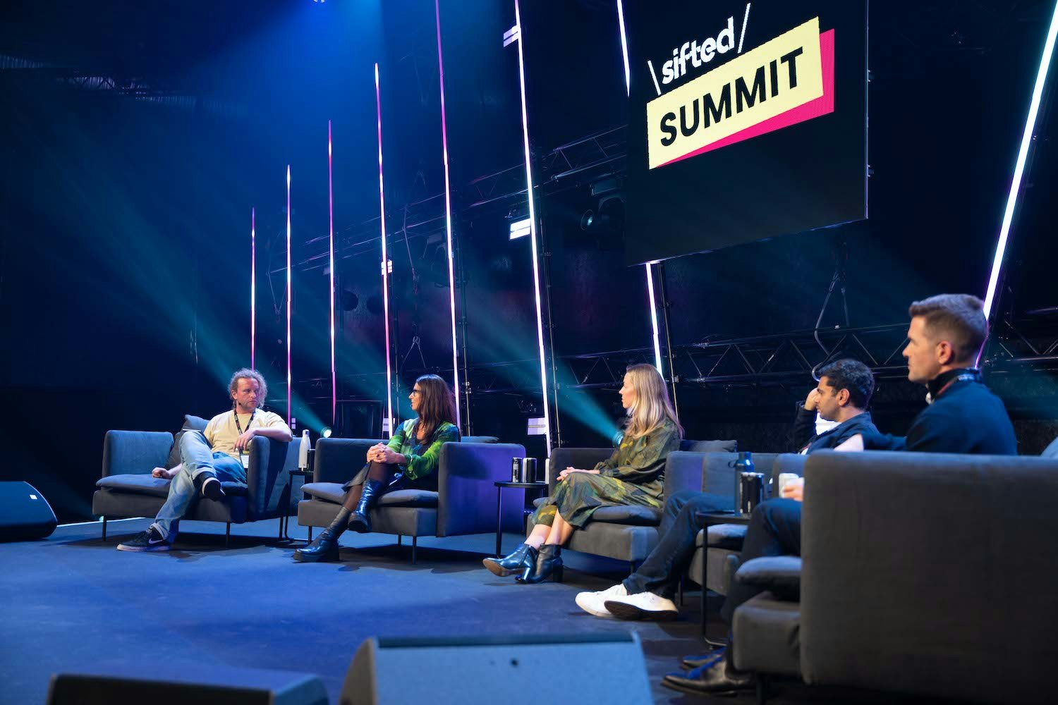 Sifted Summit panel with Tim Smith, Helena Dino, Deann Evans, Micah Smurthwaite, Taymoor Agtighetchi