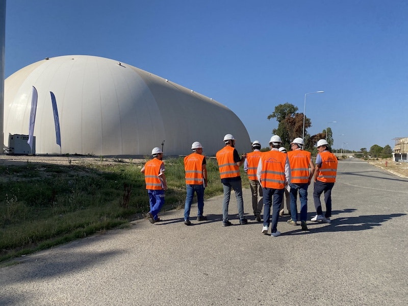 Energy Dome technology and workers