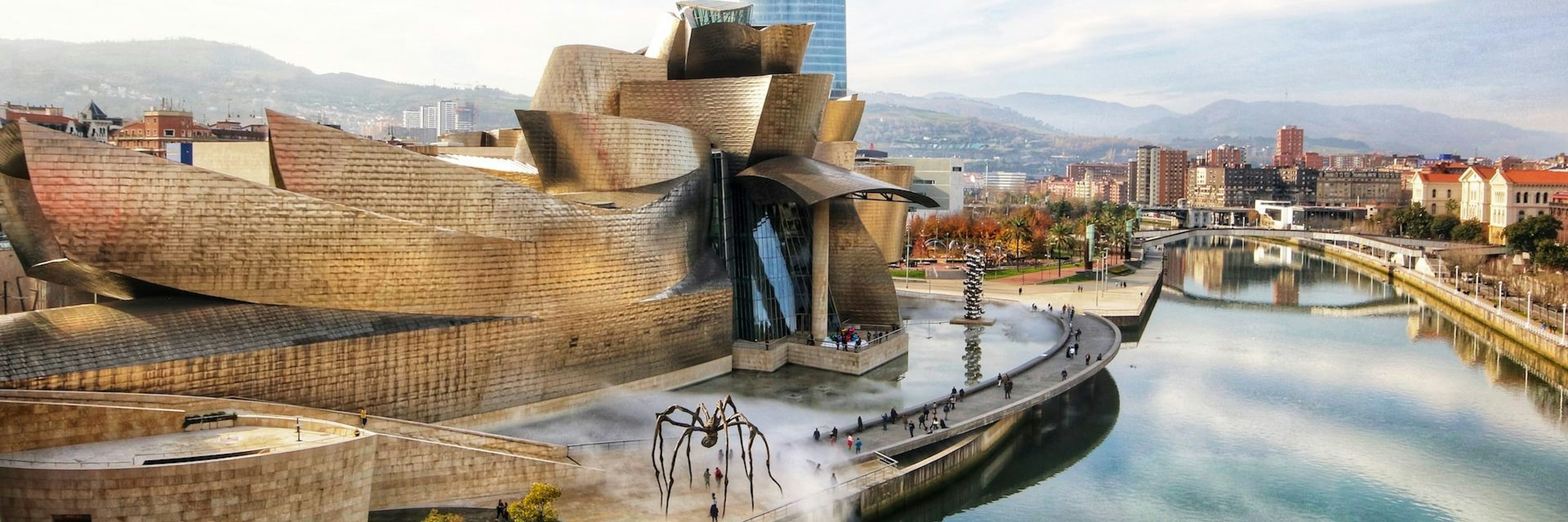 An image of the Guggenheim in Bilbao, Spain