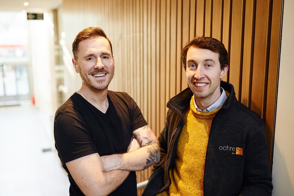 Ochre Bio cofounders CSO Quin Wills (left) and CEO Jack O'Meara