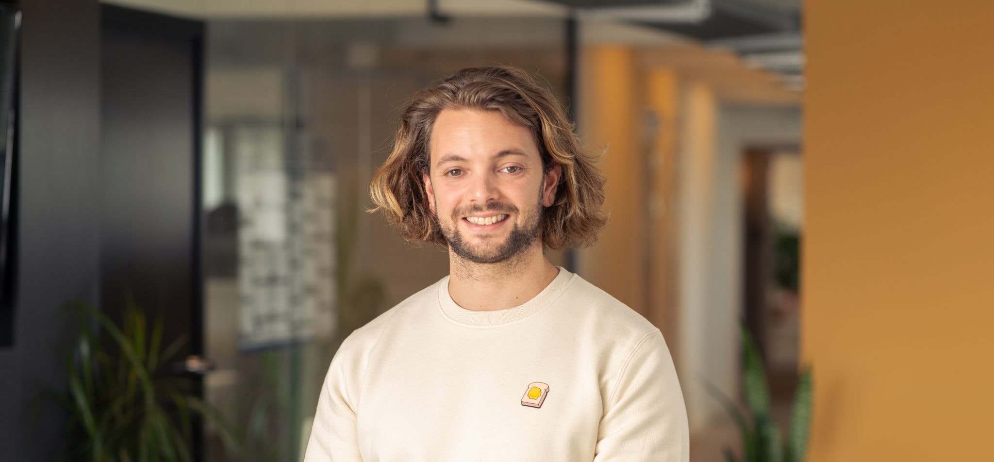 A landscape image of Jonatan Rasmussen, CEO and cofounder of fintech All Gravy