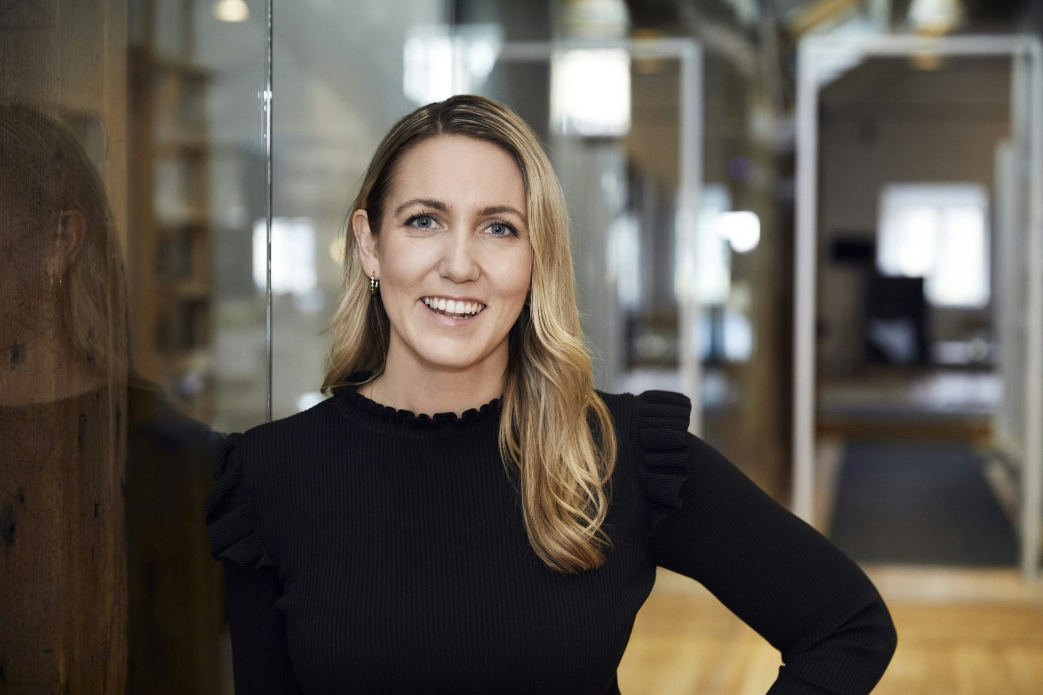 A landscape image of Sara Rywe, partner at Nordic seed-stage VC ByFounders
