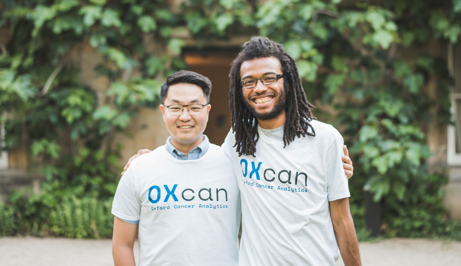 Picture of OXcan's founders Peter Jianrui Liu and Andreas Halner.