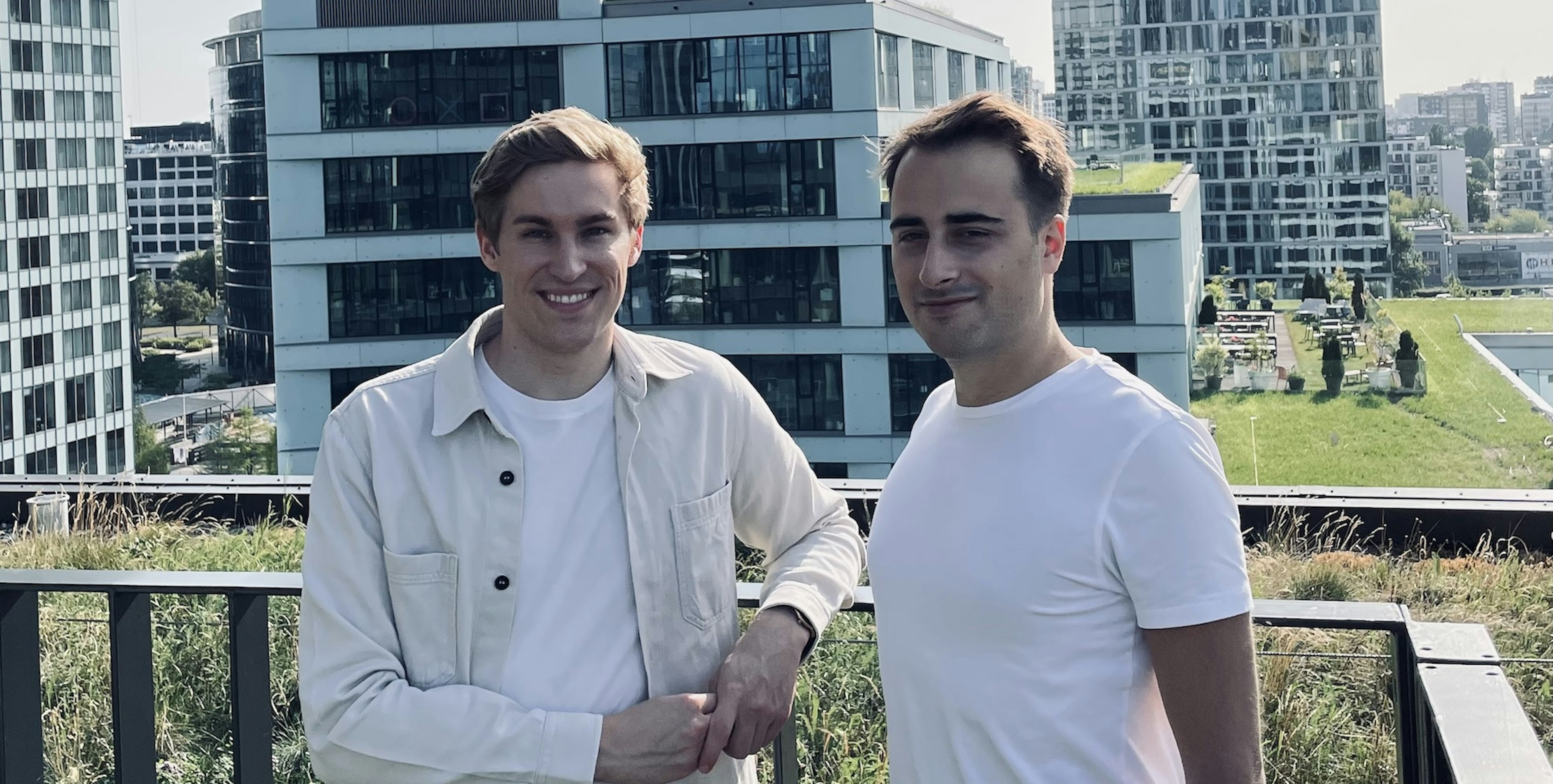 Mati Staniszewski and Piotr Dąbkowski, cofounders at Eleven Labs