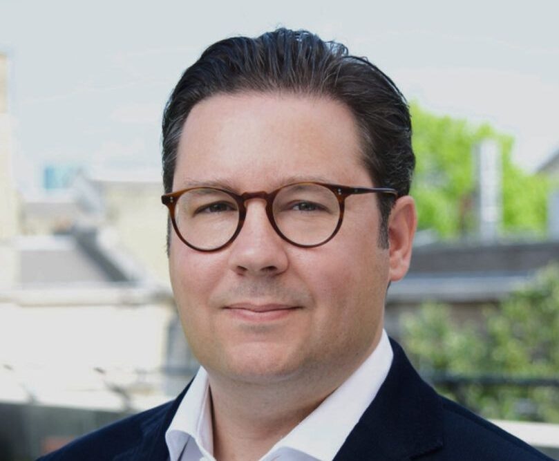 headshot of Sebastian Peck, partner at Kompas VC