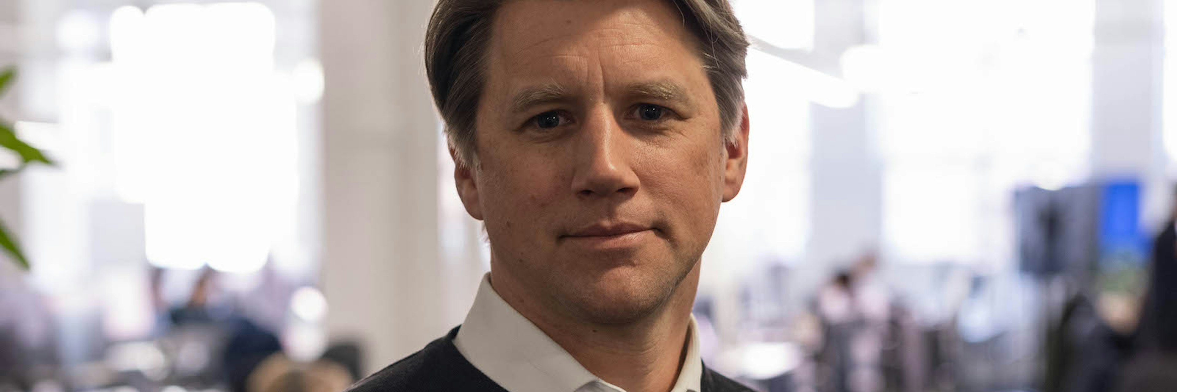 Picture of Andreas Pettersson, VP of corporate finance and IR at battery scaleup Northvolt