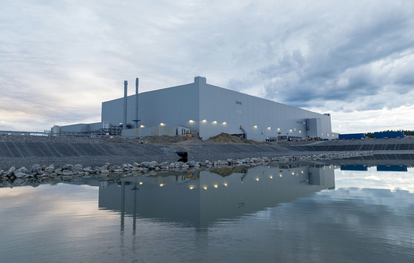 Picture of Northvolt Ett, the gigafactory in Skellefteå in Sweden