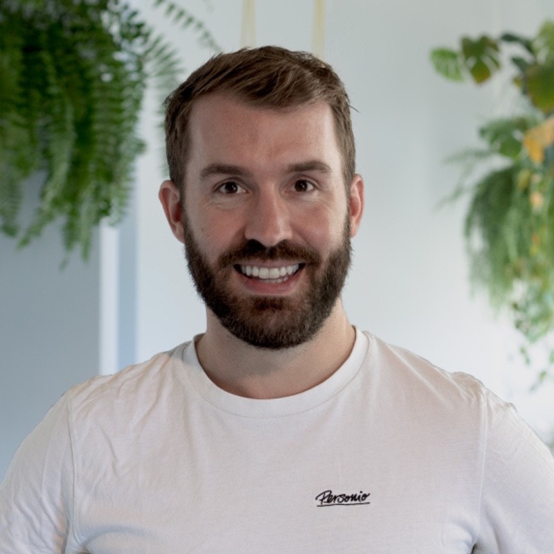 Philipp Richter, chief of staff at Personio, posing for a headshot