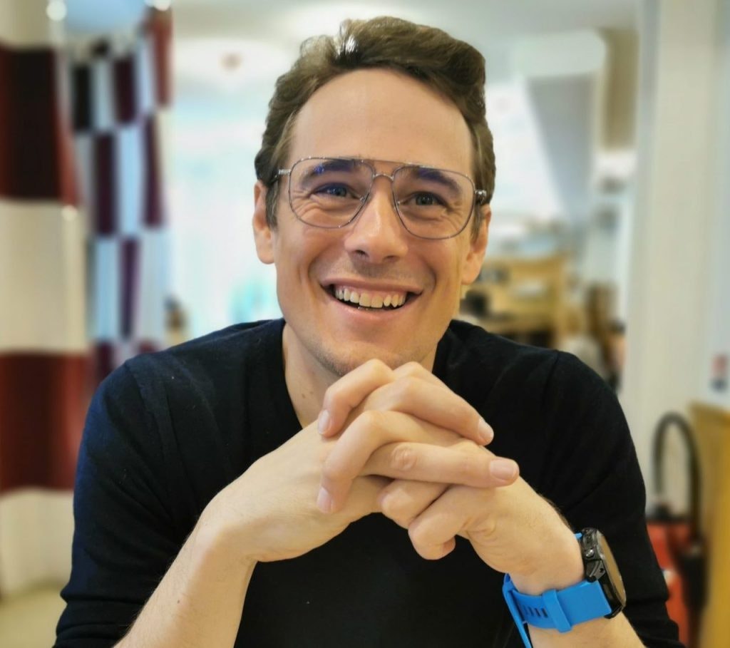 A landscape photo of Jean de La Rochebrochard at a restaurant in Paris