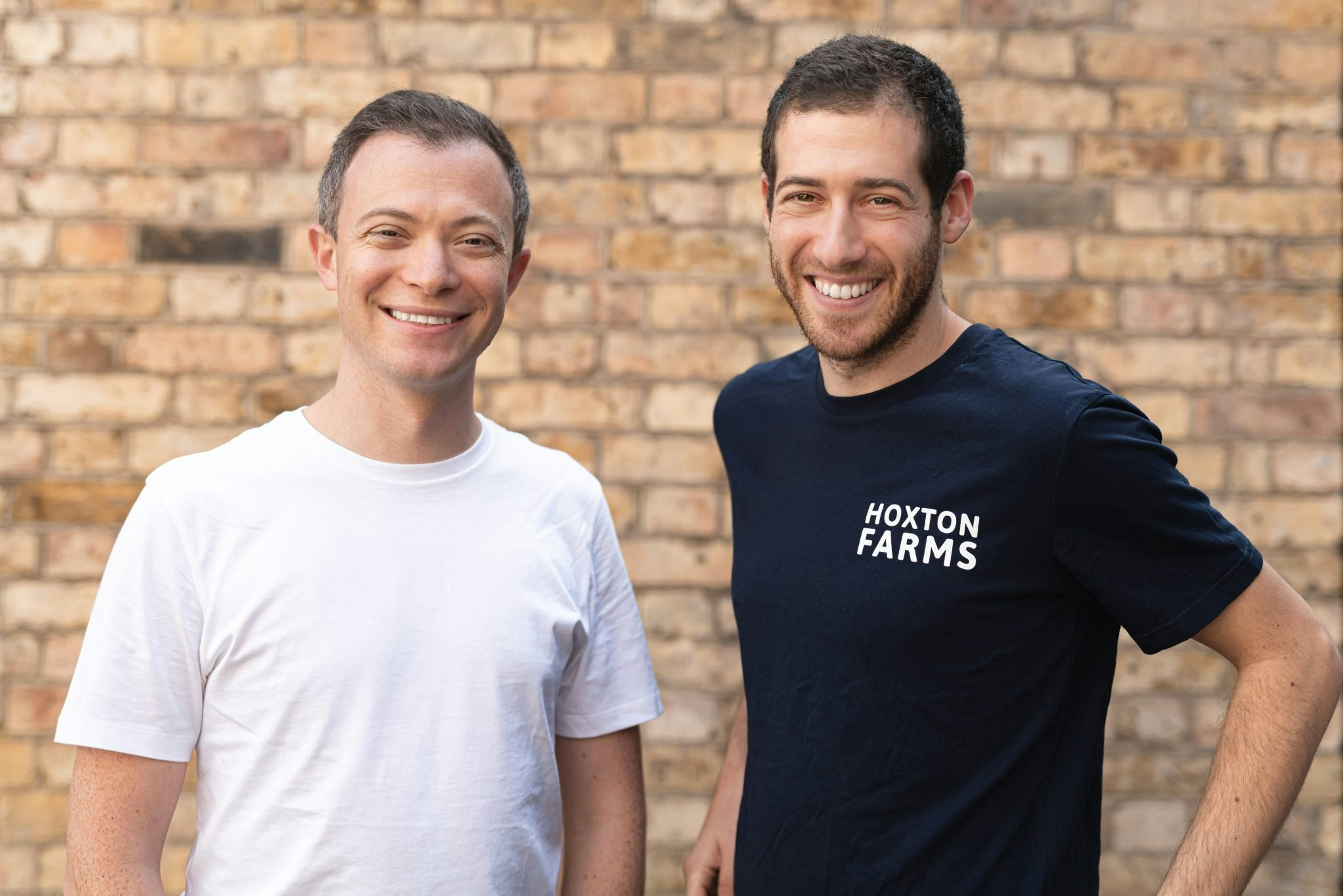 Max Jamilly and Ed Steele, cofounders of Hoxton Farms