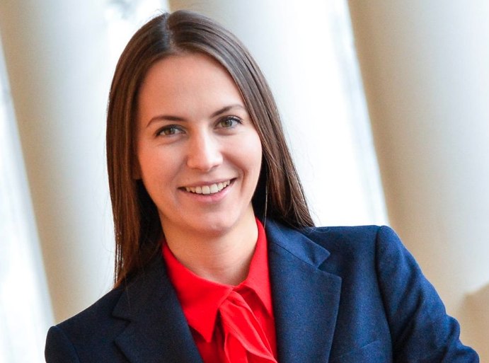 A headshot of MEP Eva Maydell