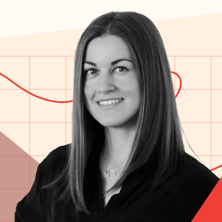 A doodle of Yana Maeva, career coach and head of people at insurtech Embea