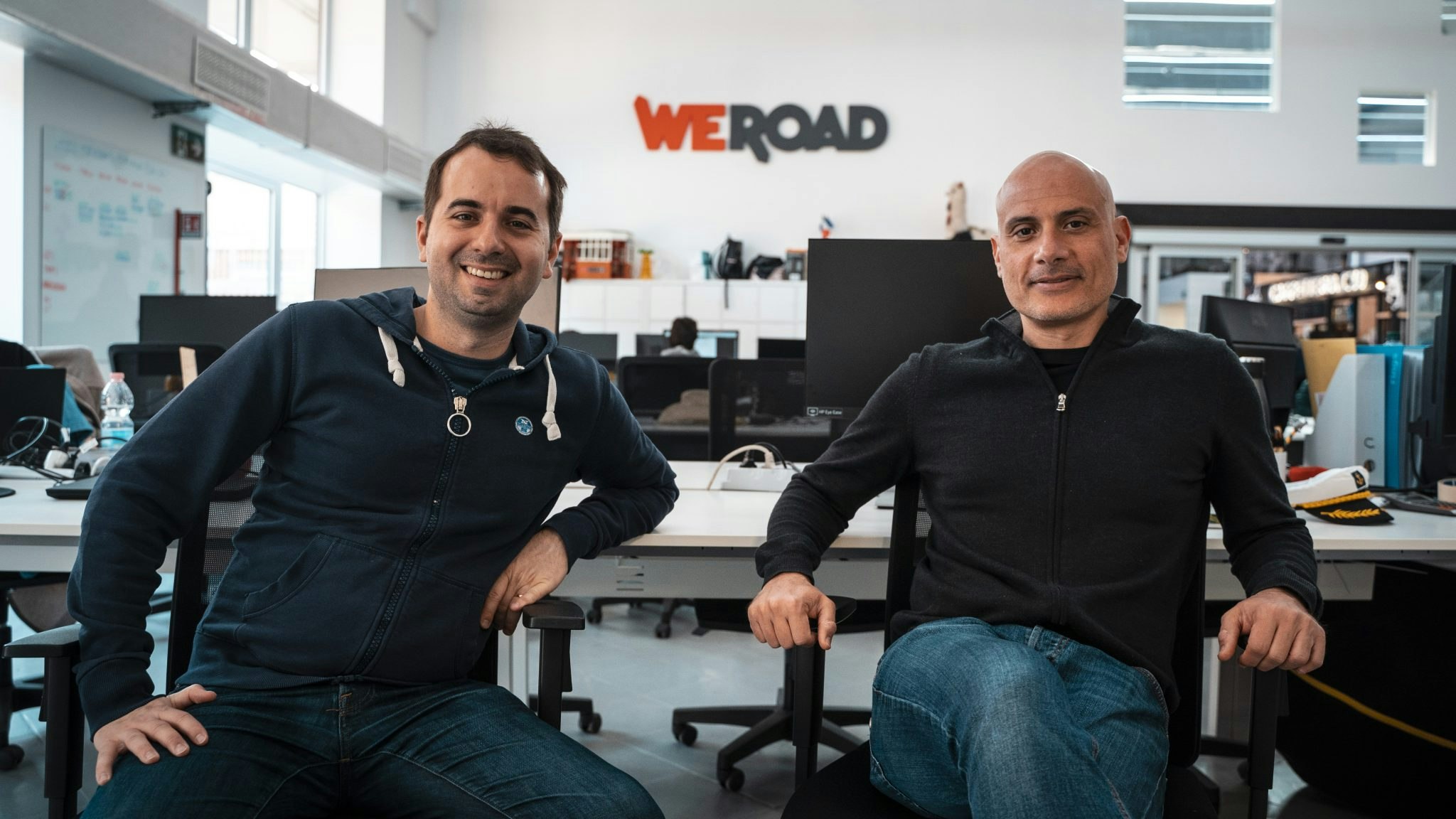 WeRoad Cofounder Paolo de Nadai (left) and CEO Andrea D'Amico.