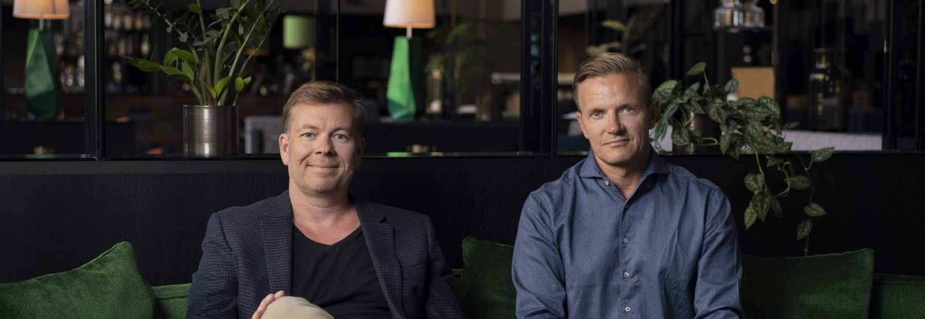 Leapwork's cofounders.(Claus Topholt, CPO, on the left and Christian Brink Frederiksen, CEO, on the right)