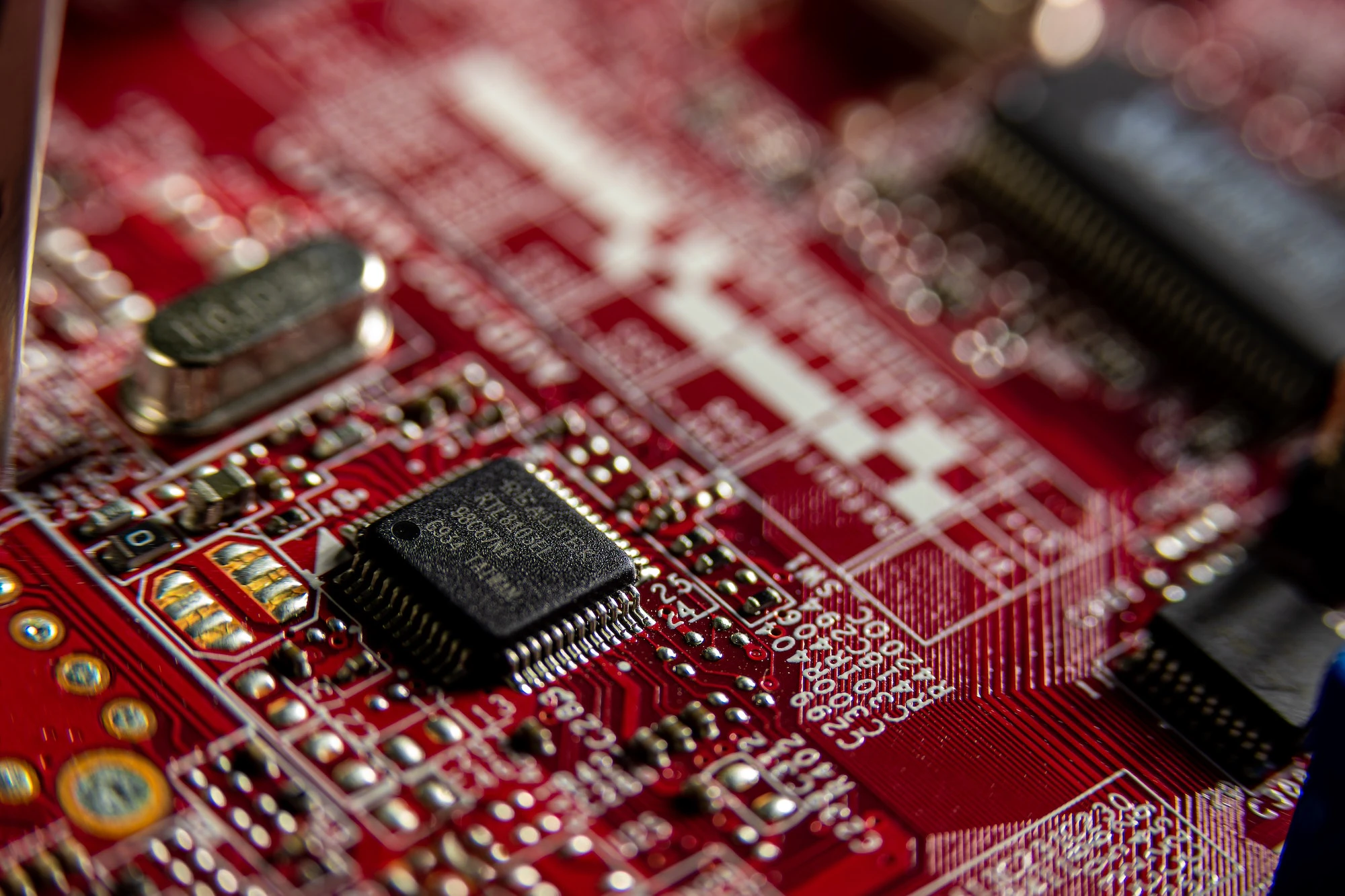 An image of a computer chipboard