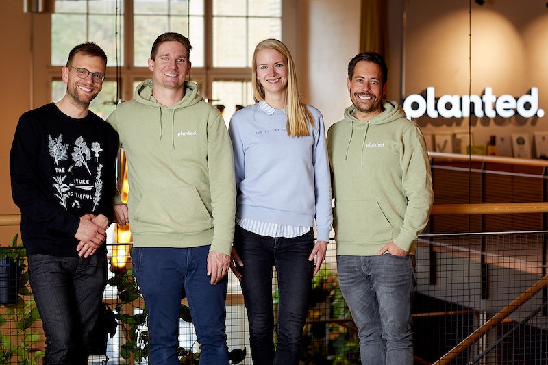 Corporate shot of Planted's founders and management team