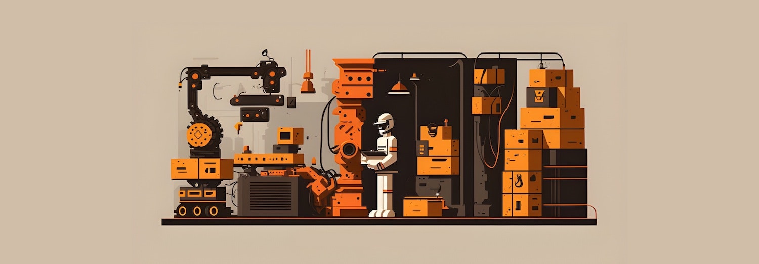 AI image of robotics industry