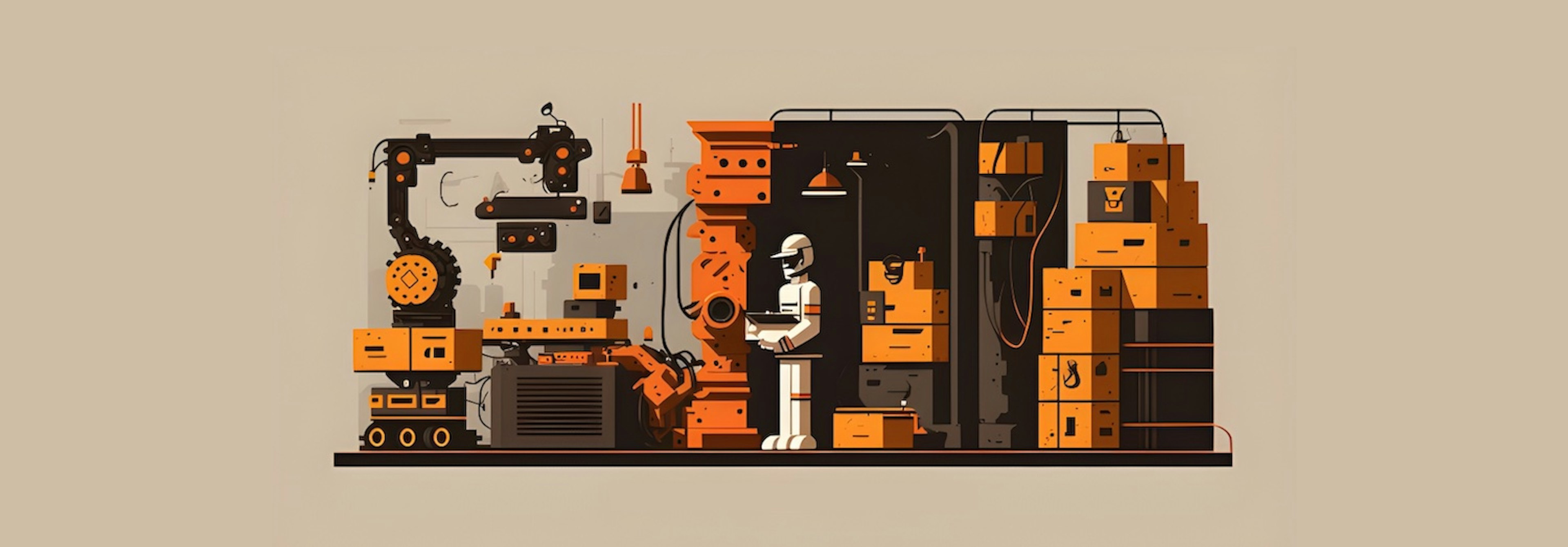 AI image of robotics industry