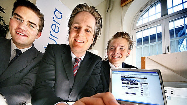 The Klarna founders in early 2000s