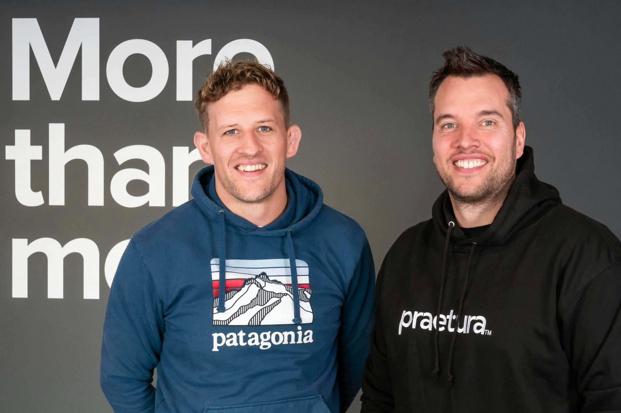 Modern Milkman founder Simon Mellin (left) and Praetura Ventures managing partner David Foreman (right).