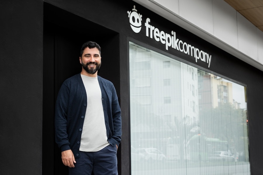 Joaquín Cuenca Abela, cofounder and CEO of design resources startup Freepik Company.